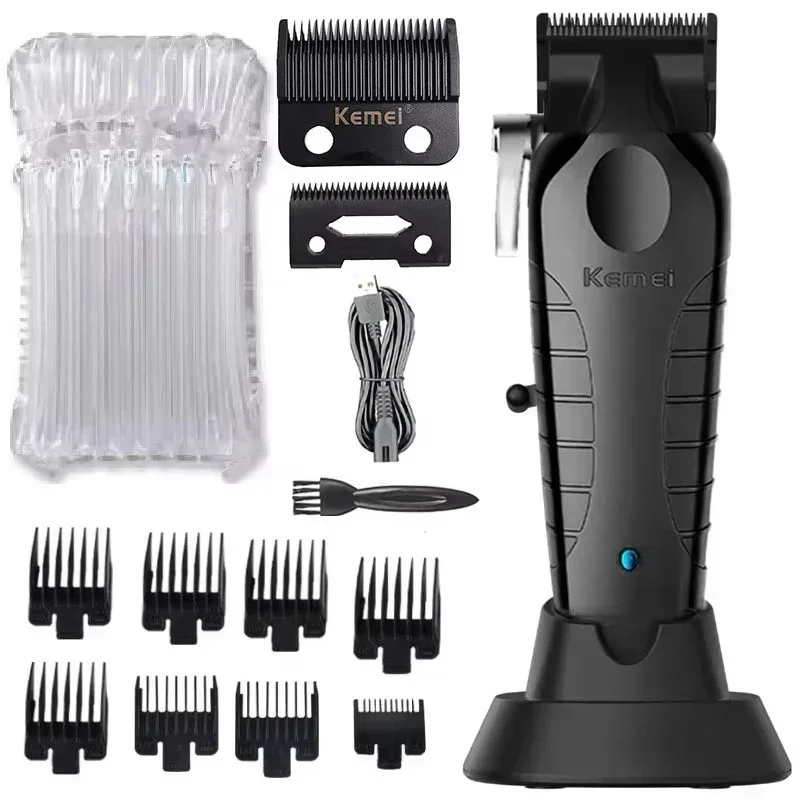 Kemei المهنية مقص الشعر للرجال قابل للتعديل اللحية...