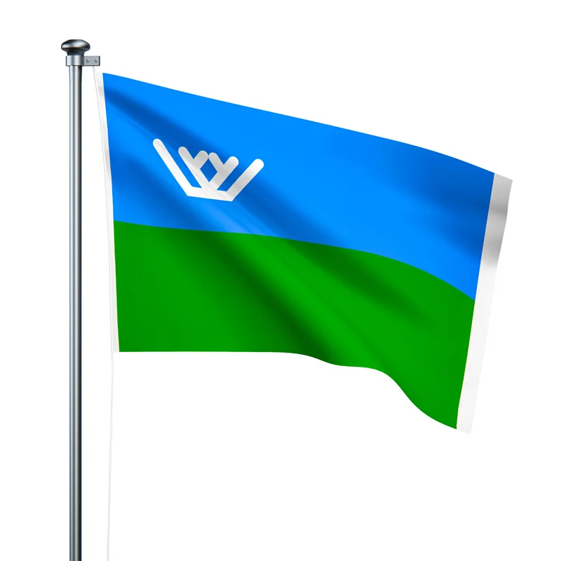 Gaslight Gatekeep Girlboss 5 'X 3' Yugra Russia Bandiera Della Federazione Russa Banner 150Cm X 90Cm