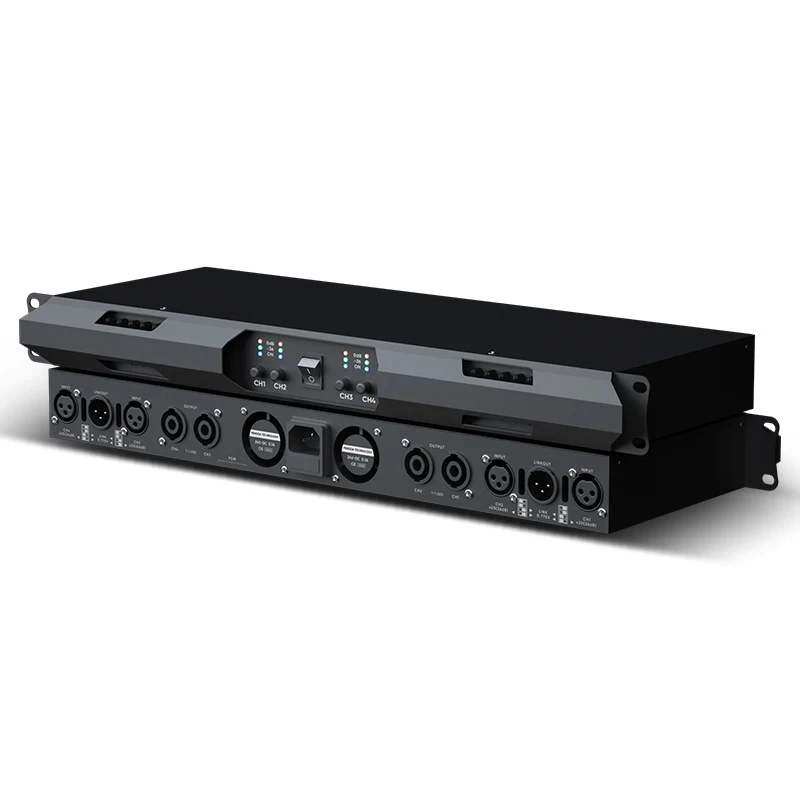 풀루오드 4*2000W 1U 디지털 앰프 FL-2000/FL-4000 2/4채널 파워 앰프 스테레오 사운드 시스템 프로 오디오 클래스 D 앰프