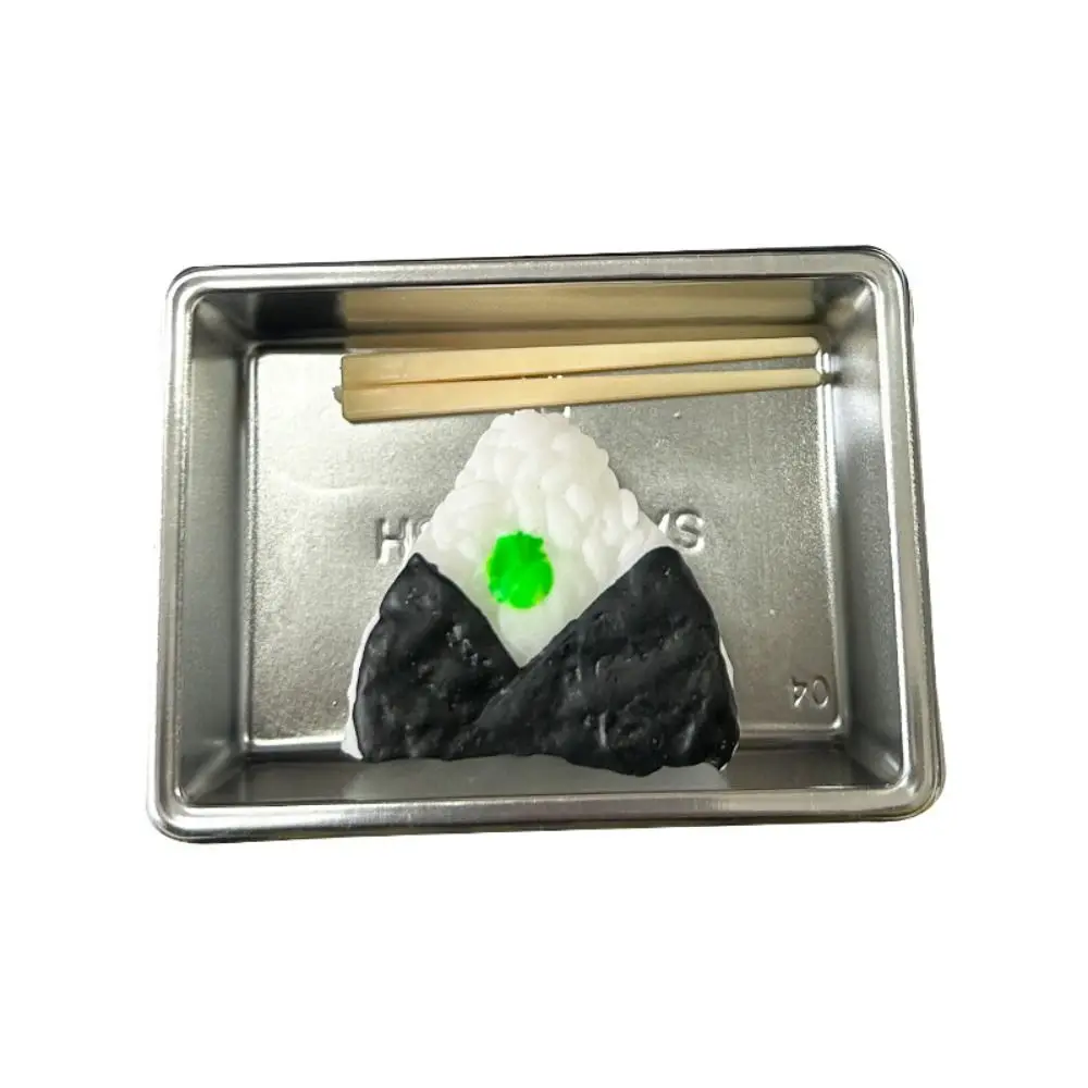 Novelty Anti-stress Simulation Food Squeeze Toy Soft Tpr Slow Rebound Toy Pudding Shape Sushi Stress Relief Toy Office Workers