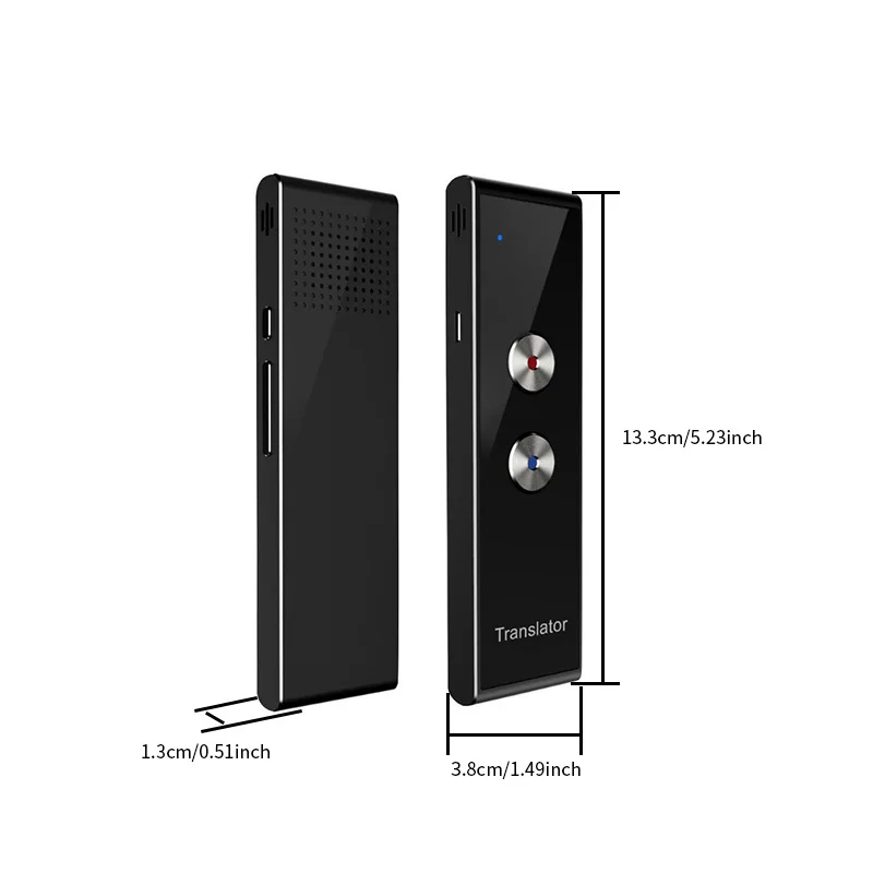 T8+ Voice Translator Bluetooth 96 Languages Long Standby Time Available Traveling Abroad APP Photo Translation