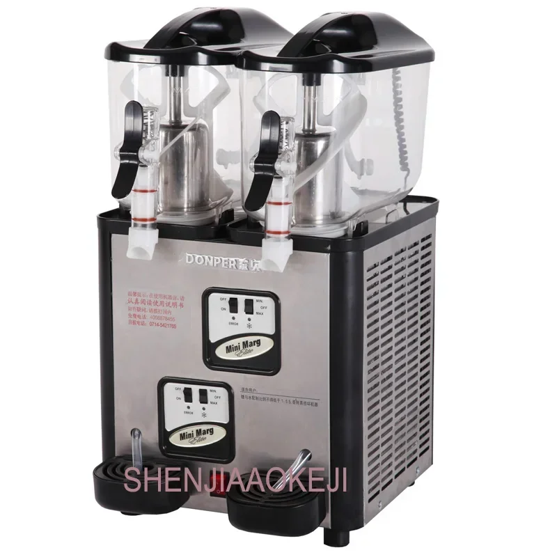 XC212A snow melting machine double cylinder 6L*2 mini snow melting machine Small commercial Slush Machines 2