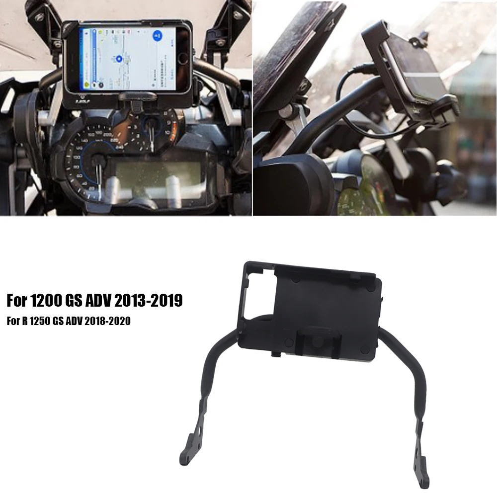 

Новый для BMW R1250GS ADV R1200GS LC ADV R 1200 GS мотоцикл Беспроводной Зарядное устройство мобильный телефон подставка держатель USB навигации кронштейн