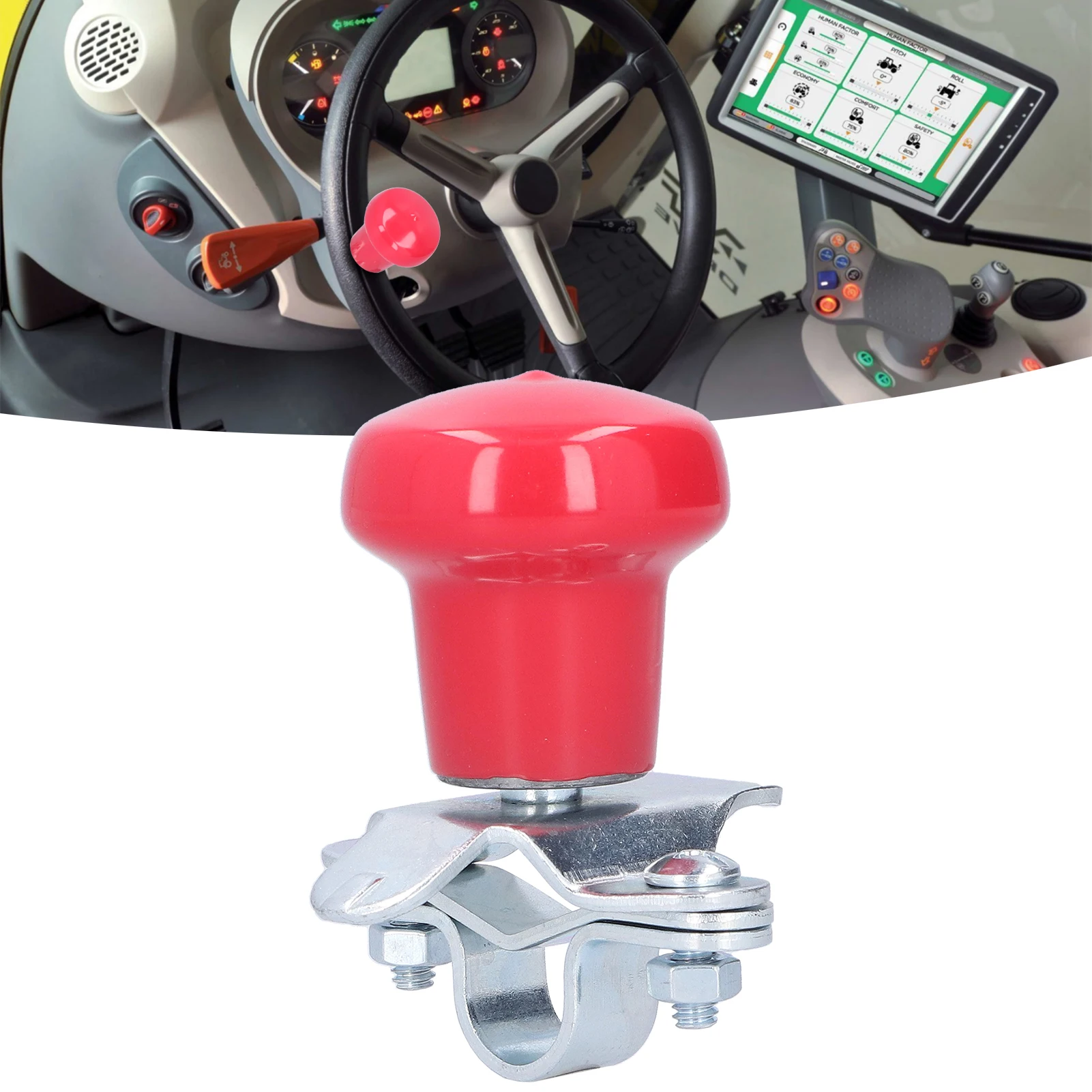 Volante booster di sterzo Manopola ausiliaria di potenza per carichi pesanti per volante di veicoli per trattori