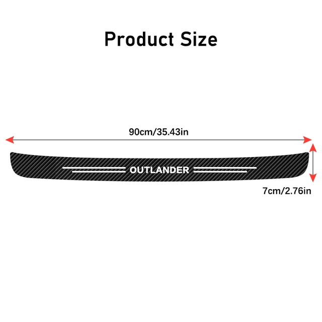 Car Door Sill Protector For Mitsubishi Outlander PHEV 2013