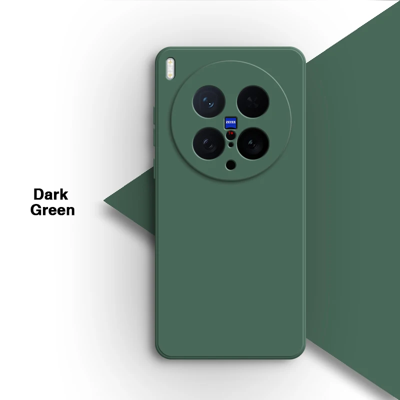 Premium Liquid Silicone Phone Case with Soft Lens Protection & Internal Flocking - Minimalist Design Back Cover