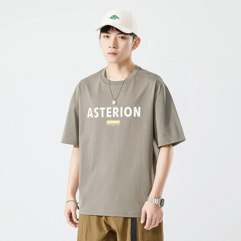 

Summer Tshirt Men Quality 220g Solid