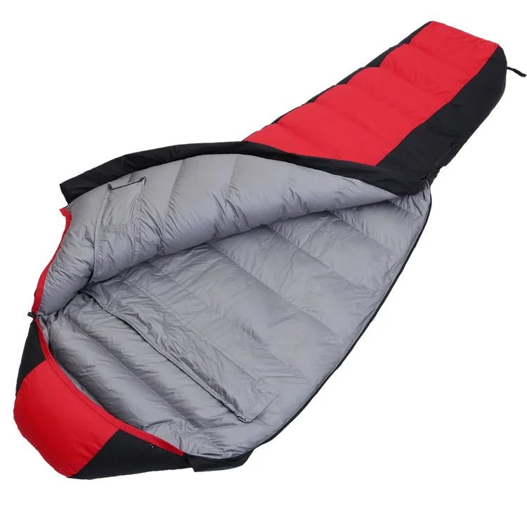 Outdoor camping can be spliced double thermal sleeping bag down