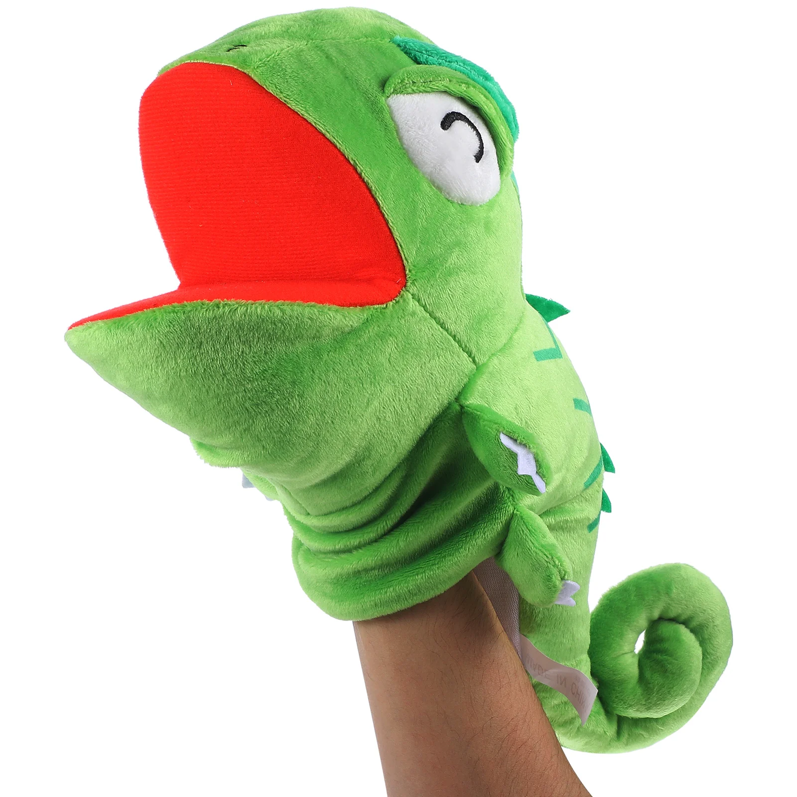 

Lizard Hand Puppet Kids Movable Mouth Reptile Plush Figure Toys Puzzle Preschool Child Baby Dolls