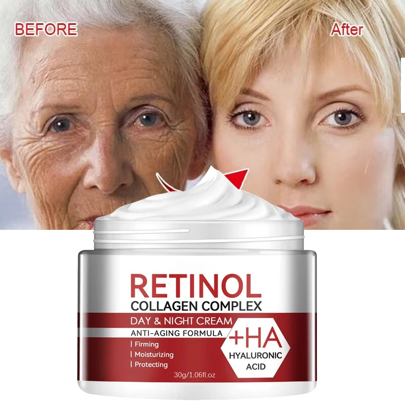 

Retinol Wrinkle Moisturizing Removing Cream Anti Aging Firming Lifting Fade Fine Lines Brightening Skin Care Korean Cosmetics