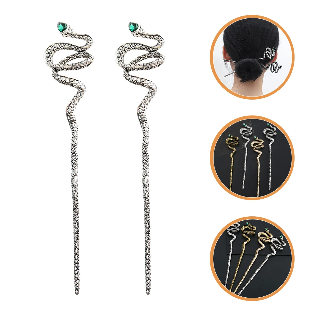 2Pcs SnakeShape ZincAlloy     ׼ ׼   Ÿ DIY  ũ  ѻ