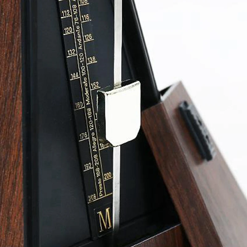B48B-Mechanical Metronome Retro Music Timer Musical Instrument Universal Precision Rhythm For Guitar Guzheng Drums