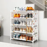 Multilayer Shoe Cabinet Easy to Install Shoes Shelf Organizer 2