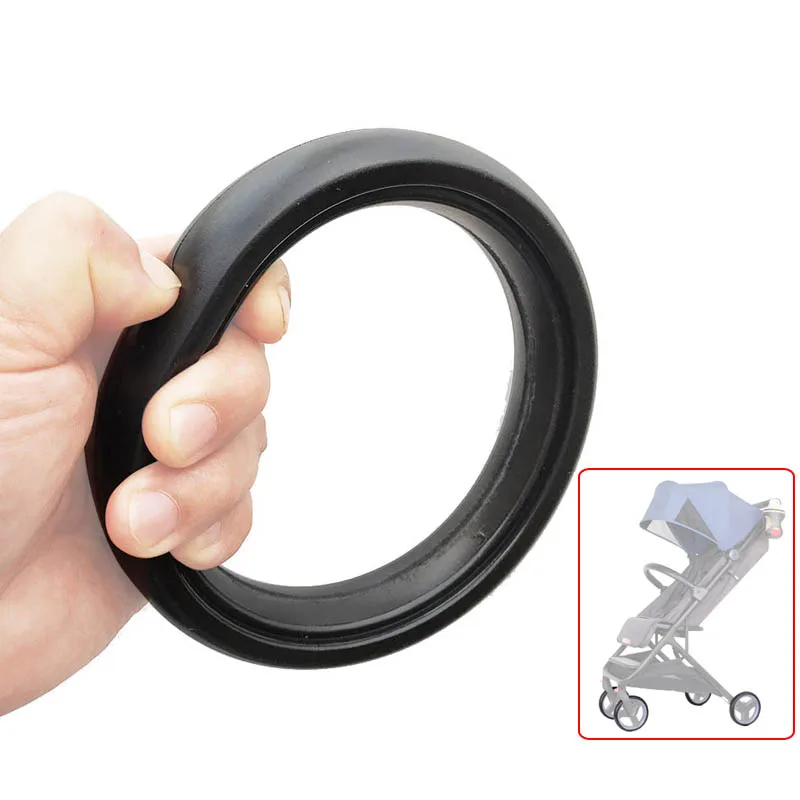 Buggy Wheel Tire For XiaoMi Mitu Pushchair Front Or Rear Stroller Wheel Tyre Pram PU Out Cover Baby Replacement Accessories universal motorcycle front fender extender splash wheel cover mudguard extension anti splash rear abs wheel cover for most motor