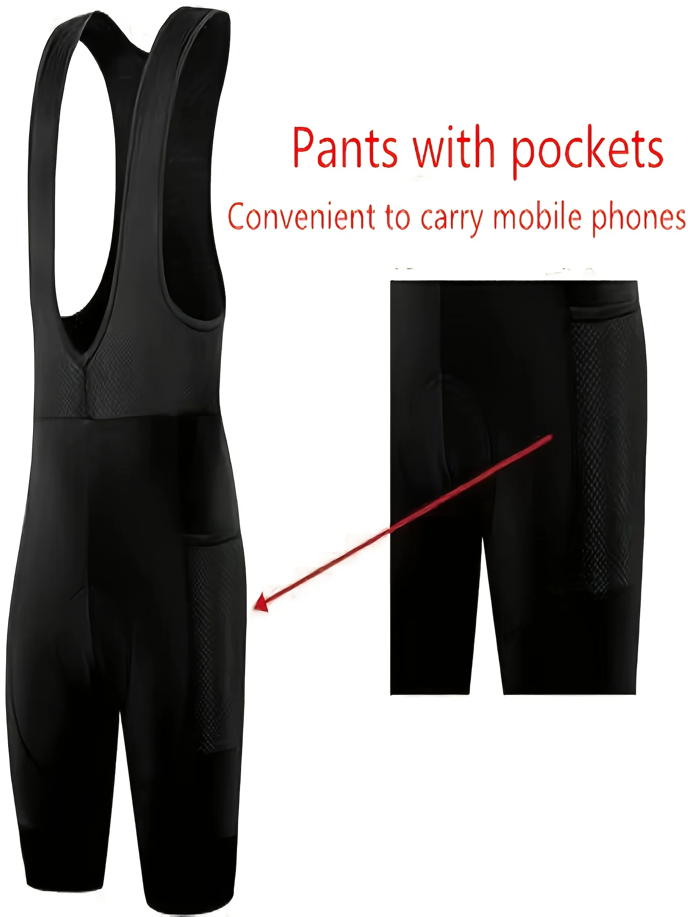 Men's Durable Cycling Shorts with Double Arrow Cushion