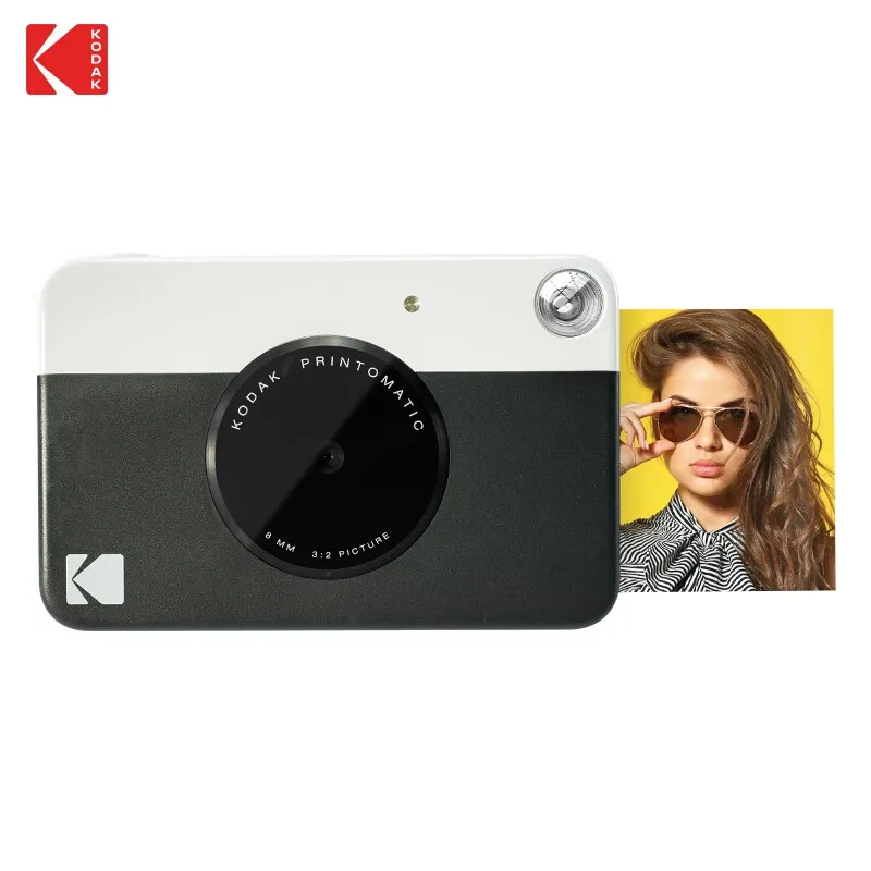  KODAK Printomatic Digital Instant Print Camera - Full Color  Prints On ZINK 2x3 Sticky-Backed Photo Paper (Blue) Print Memories  Instantly : Electronics