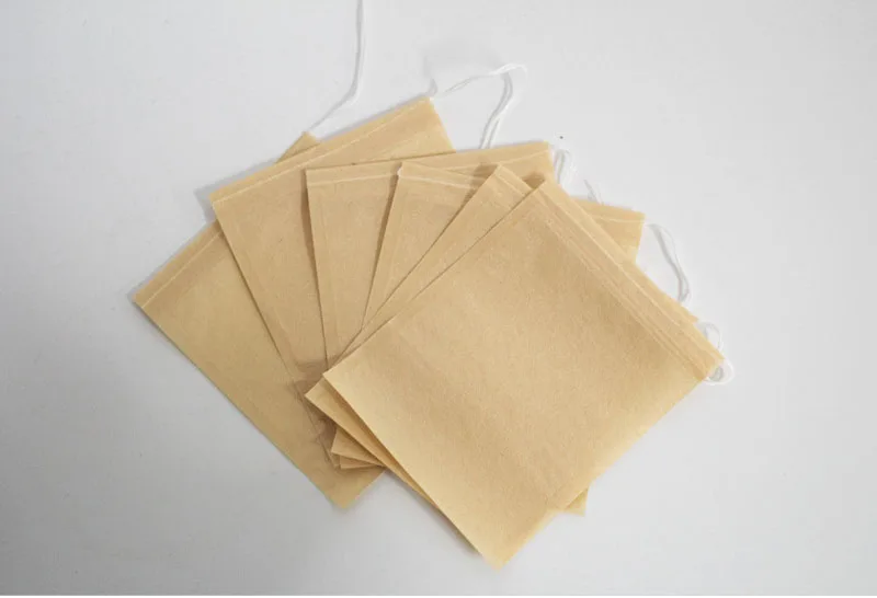 Description Picture 2 of itemDisposable Tea Filter Bags for Loose Tea and Coffee,Wood Pulp Unableached Empty Tea Infuser Sachets with Drawstring,100 Pack