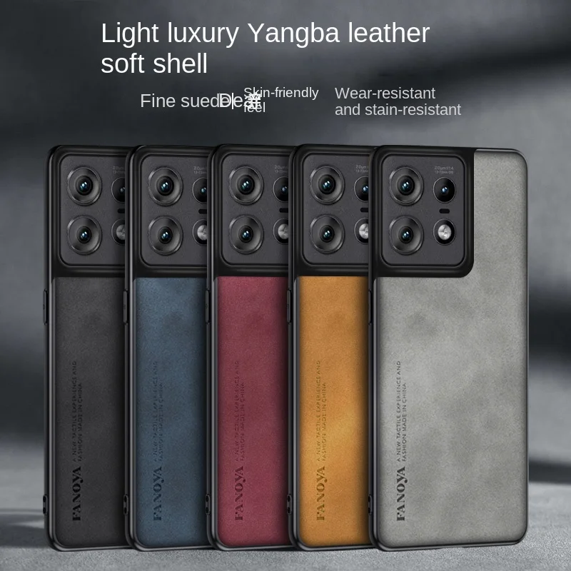 Motorola Edge 50 Pro Premium Soft PU Leather Magnetic Protective Case