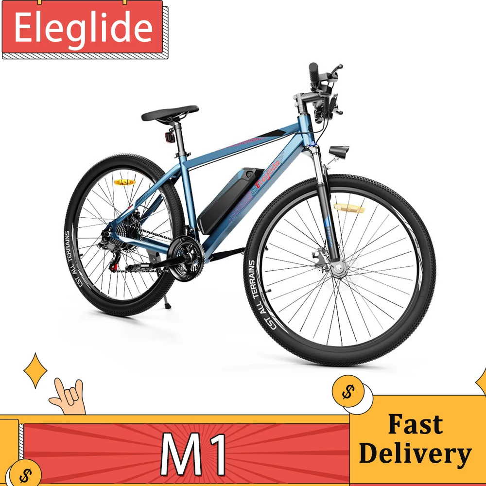 Eleglide M1 Versione Aggiornata Bici Elettrica 27.5 Pollici Mountain Urban Bicycle 36V 250W Motore Brushless Ebike 25 Km/H Velocità Massima