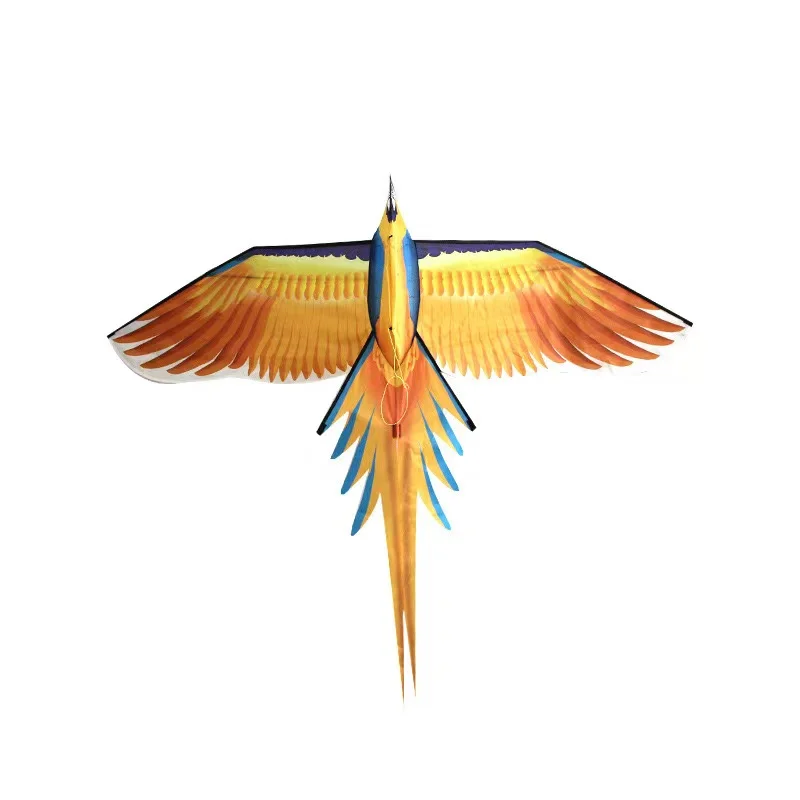 Free shipping parrot kites flying toys for kids kites string line nylon kites factory wind kite children volantin kite flying 6