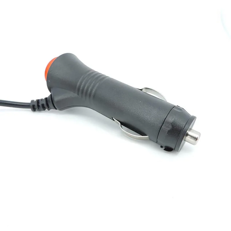 Adattatore Accendisigari Auto 12V 5A – Cavo Maschio A Spina CC 2,1mm – Prolunga 1,5m Per Monitor CCTV E Dispositivi