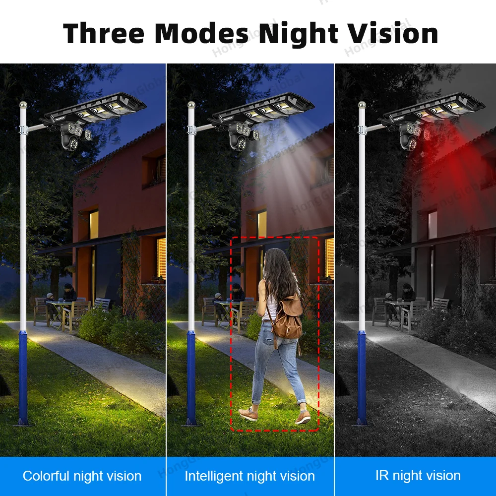 8MP Solar Powered Wireless Surveillance IP PTZ Camera V380 Pro Outdoor Solar Street Light WiFi Security CCTV Camera ip camera,wifi camera,surveillance camera,solar security camera,solar camera