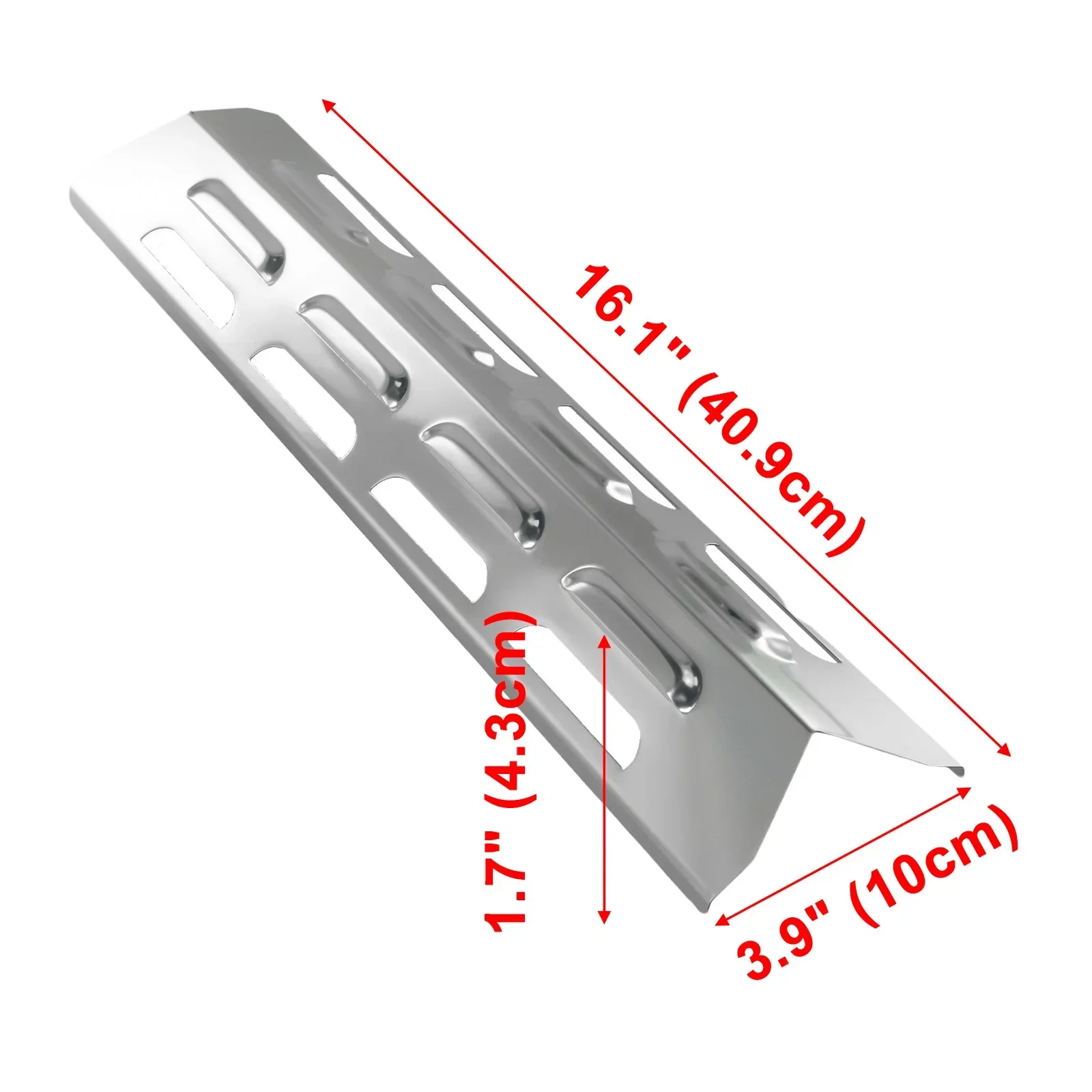 Grill Heat Plate Shield Heat Tent Replacement Parts For BBQ Gas Grill Plate Shield Tent Barbecue Flame Tamers 4Pcs Home