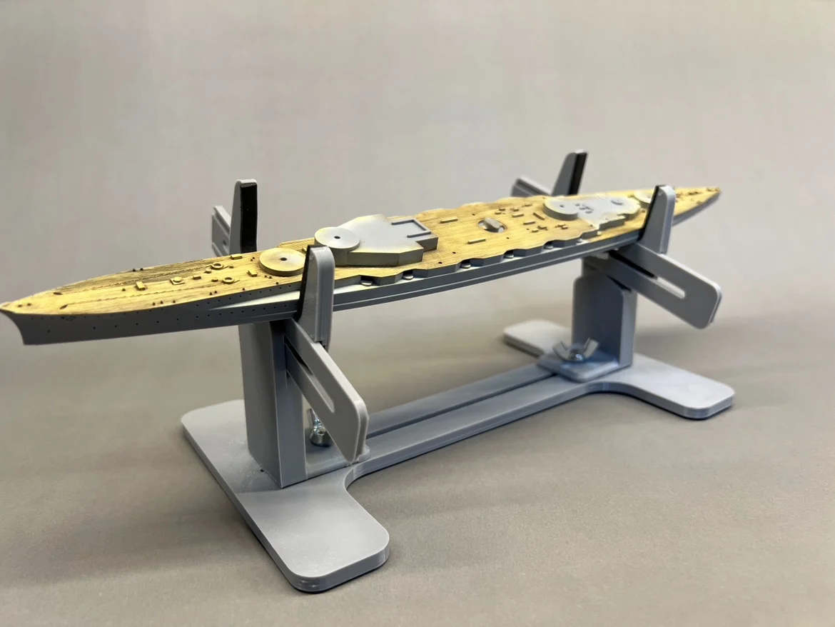 LEUNGS WORKSHOP Assembly Model Ship Stand Support for Scale Boat Model Coloring Display Holder DIY Bracket model display stand