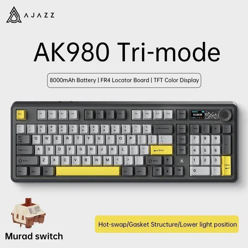 akページ Ajazz AK980 RGB Backlit Mechanical Gaming Keyboard 98 Keys