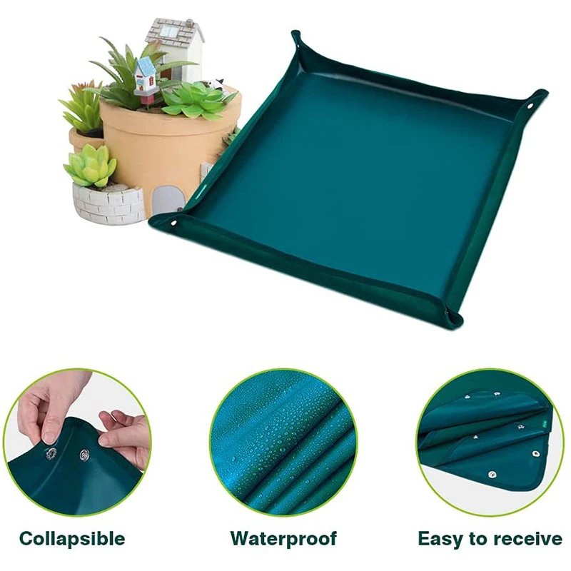 Planting Mat Gardening Mat For Indoor Plants Reusable Garden Potting Pad Waterproof Flower Pots Transplanting