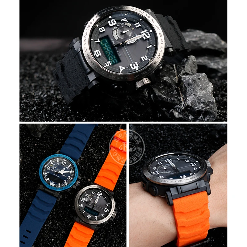 Luminox - Originele horlogeband - Vervanging van het bandje 19 mm, 20 mm, 22 mm, 23 mm, 24 mm - Horloges voor heren - Horlogebanden voor heren in rubber, nylon en canvas