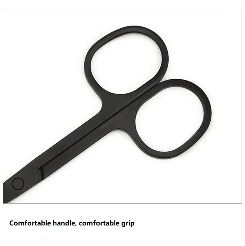 Description Picture 5 of itemNose Hair Scissors Mini Stainless Steel Round Head Beauty Trimmer Nose Hair Trimmer Portable Ergonomics Nose Hair Cutter