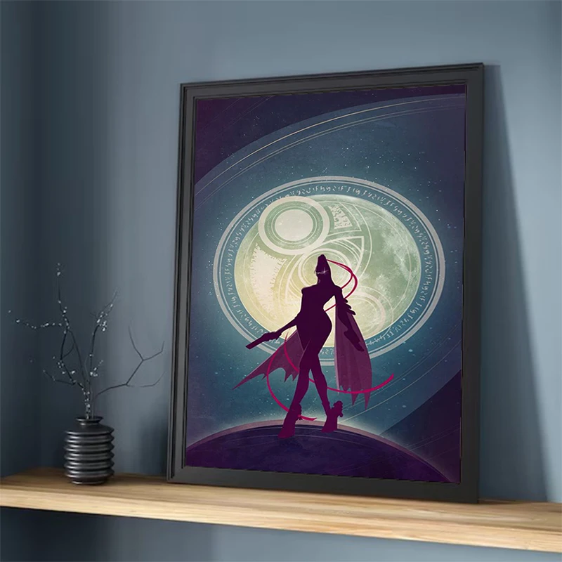 

Painting on Canvas Wall Art B-Bayonetta Decorative Pictures for Living Room Decor Home Decoration Interior Paintings Poster the