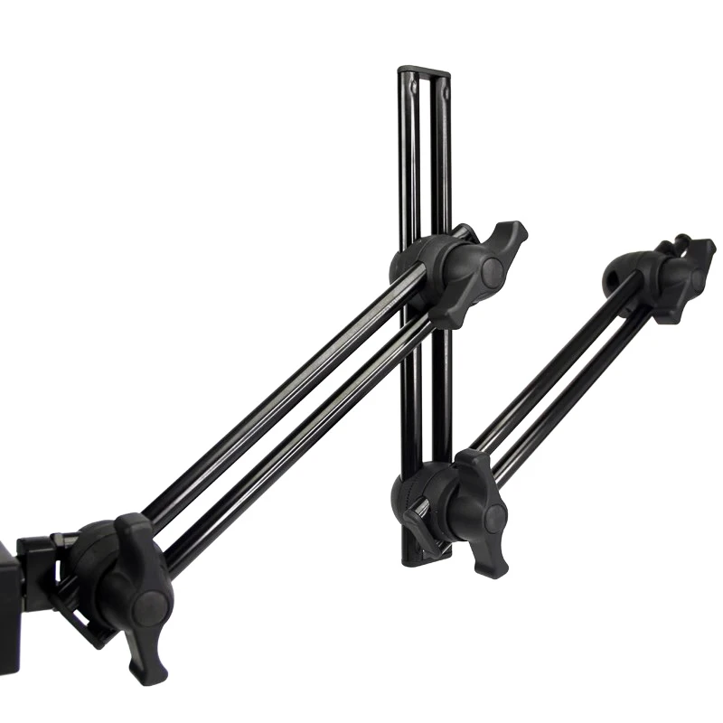 3-Section Double Articulated Arm 5/8" Hex Pin 1/4"-20 Female Thread 5/8" Pin 3/8"-16 Female Thread