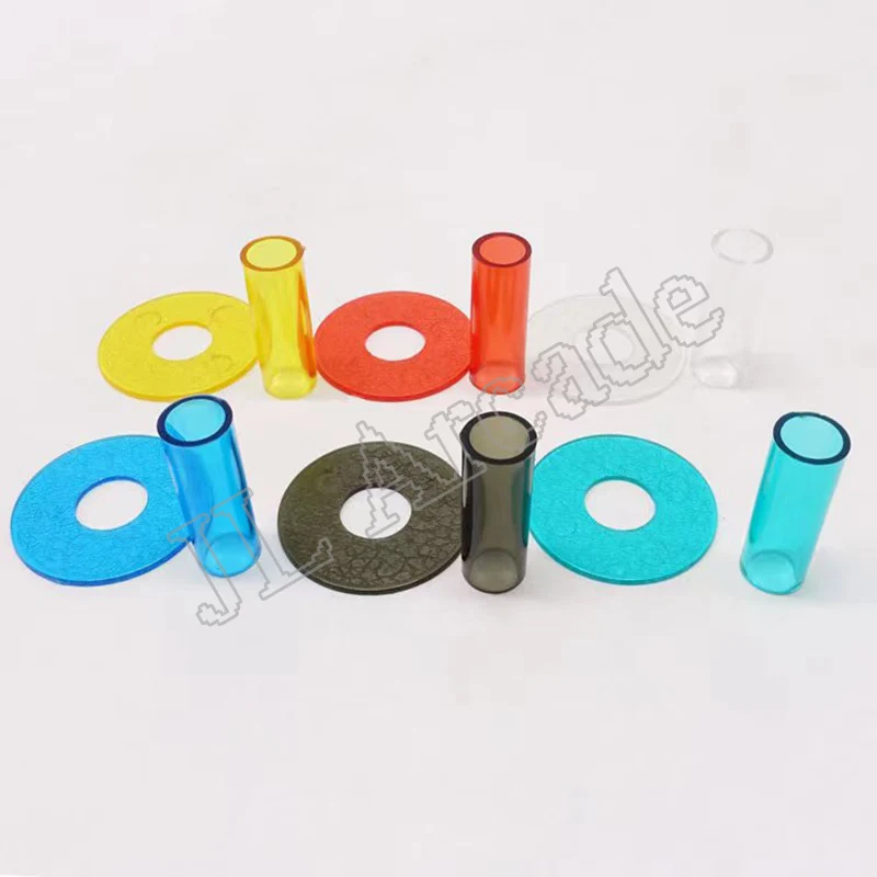 SANWA-아케이드 조이스틱 게임용 클리어 샤프트 커버, JLF-CD 샤프트 먼지떨이, 8Y.8YT DK 시리즈용 LB-35C 토볼, DIY