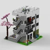 3911PCS Japanese Apartment Modular Building Blocks,with 5 Figures,Street View Model Bricks LED Light Toys Idea Gifts Home Decor