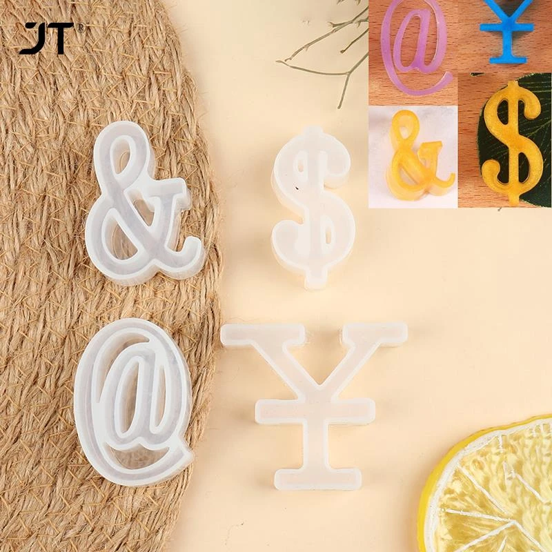 $ ￥@ & Dollar RMB Symbol Money Sign Silicone Fondant USD Cake Mold