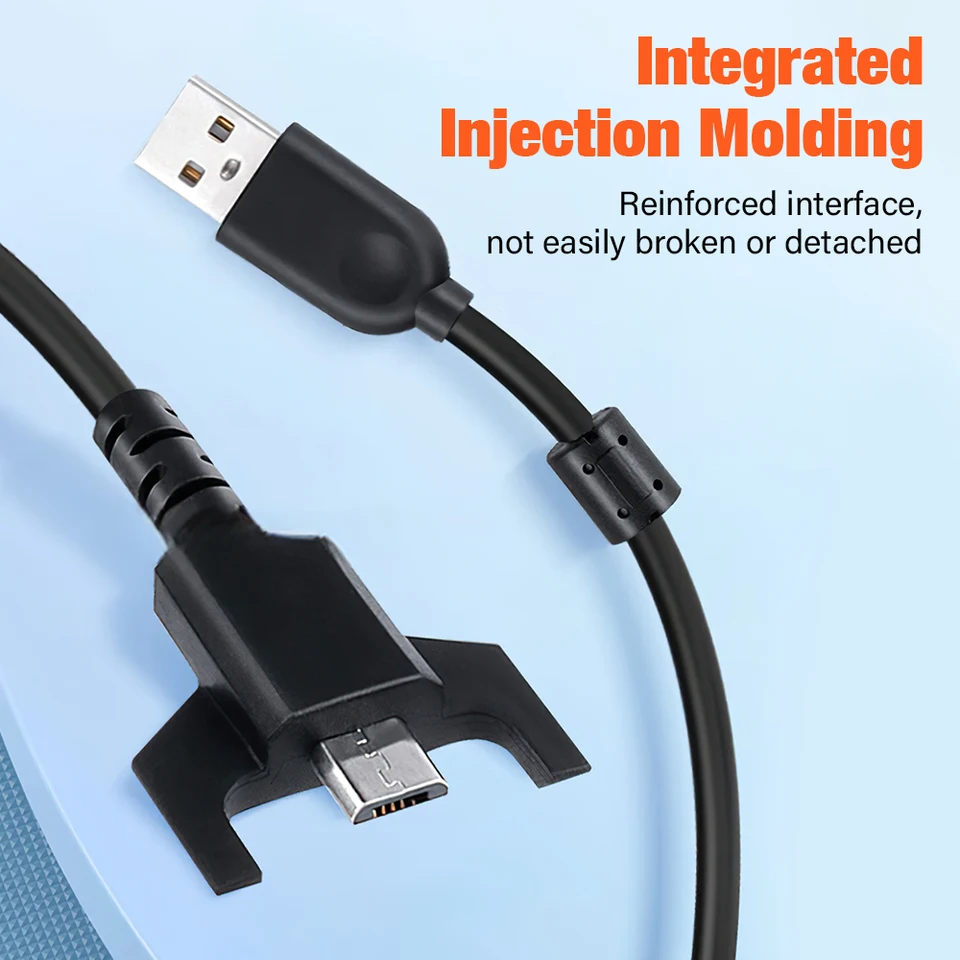 thumbnail image 2 of Replacement USB Charging Cable For Logitech G403, G703, G Pro Wireless Mouse & Other Gaming Gear - 6FT Fast Charging Cord 2 of 12