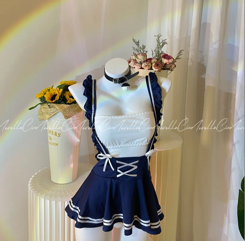 

Cute Sweet School Girl JK Uniform Anime Sailor Suit Cosplay Costume Sexy Japanese Role Play Maid Outfits Nightgown Lingerie