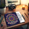 BeautIful Mandala Art Coloring Book 24Pages Gift For Birthday Party Relieve Stress Kill Time Graffiti Painting Drawing 3