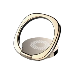 Sleek Universal Rotatable Metal Phone Holder and Stand (Gold A)
