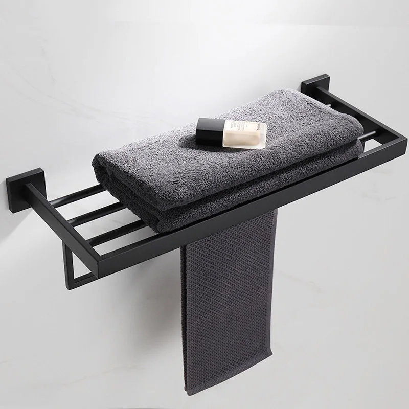 Bathroom Hardware Set Towel Rack Toilet Brush Paper Holder Soap Dispenser Towel Bar Hook