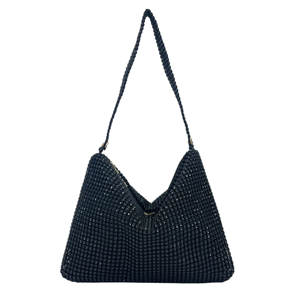 Glitter Evening Dinner Clutch Bag Women Lady Fashionable Shoulder Handbag Stylish Evening Bag Underarm Bag Everyday Shoulder Bag