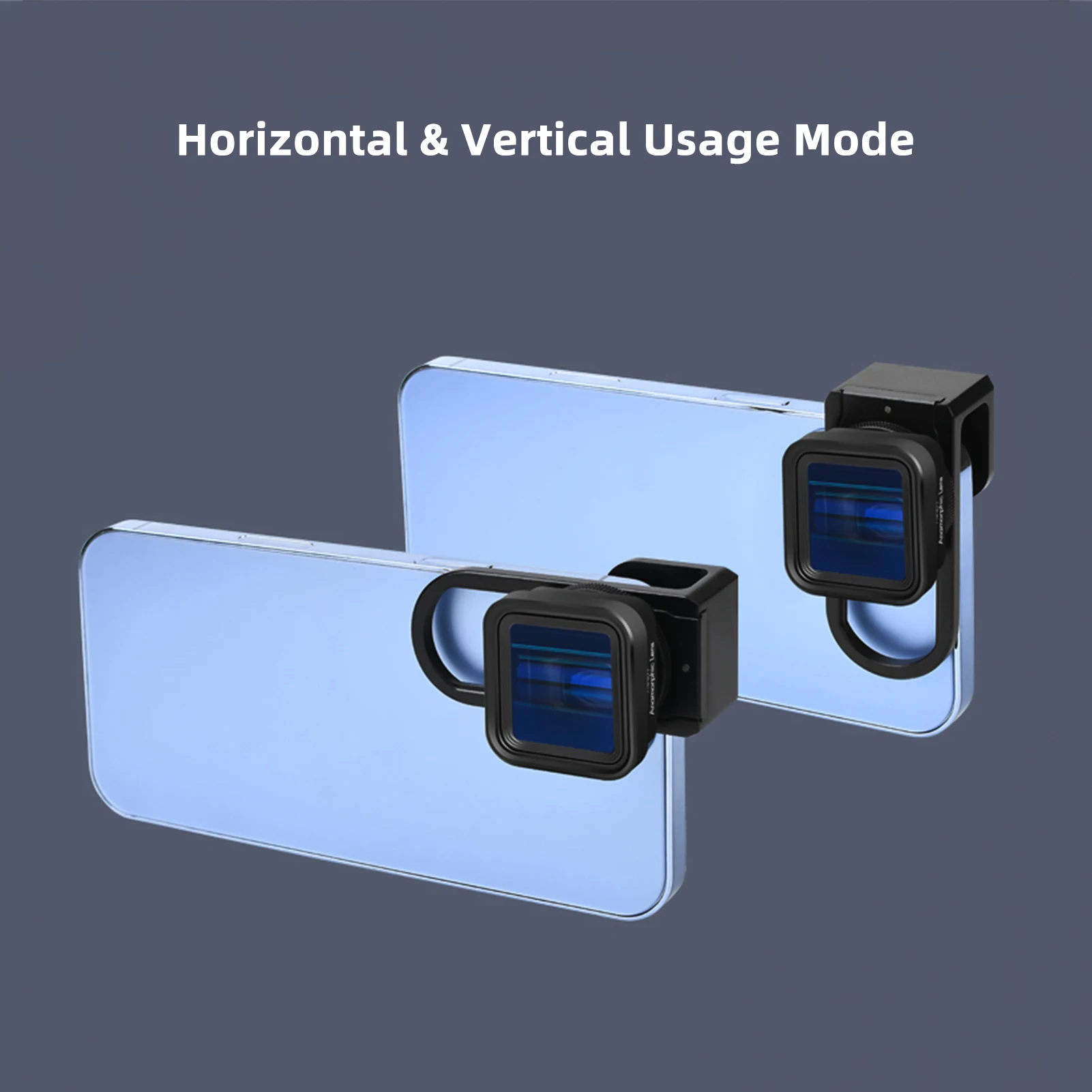 Mobile Phone Anamorphic Movie Lens 1.55X Deformation Filmmaking Lens For iPhone 15/14/13/12/11 telephoto lens