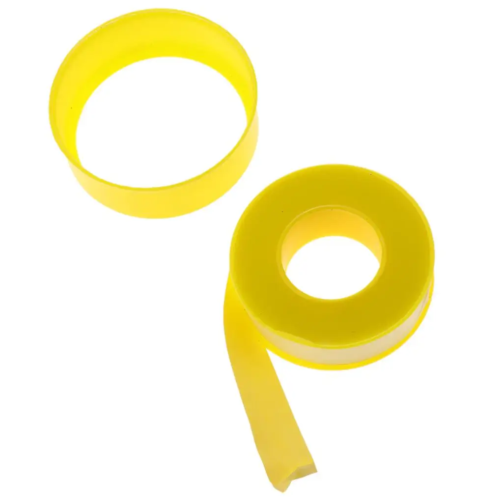 PTFE Gas Line Pipe Thread Tape Yellow Thread Flexible Sealing Tape for HVAC and Food Line Maintenance PTFE Gas Line Pipe Thread Tape Yellow Thread Flexible Sealing Tape for HVAC and Food Line Maintenance