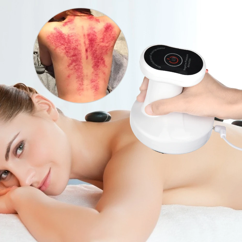 

Electric Cupping Massage LCD Display Guasha Scraping Full Body Massager Vacuum Cans Suction Cup IR Heating Fat Burner Slimming