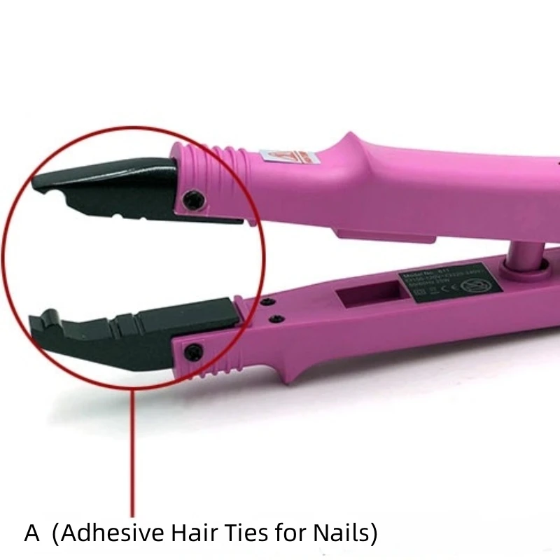 Hair Extension Tool 1pc Professional Adjustable Temperature Constant Hair Extension Iron Heat Keratin Fusion Connector Hair Extensions Tools EU Plug