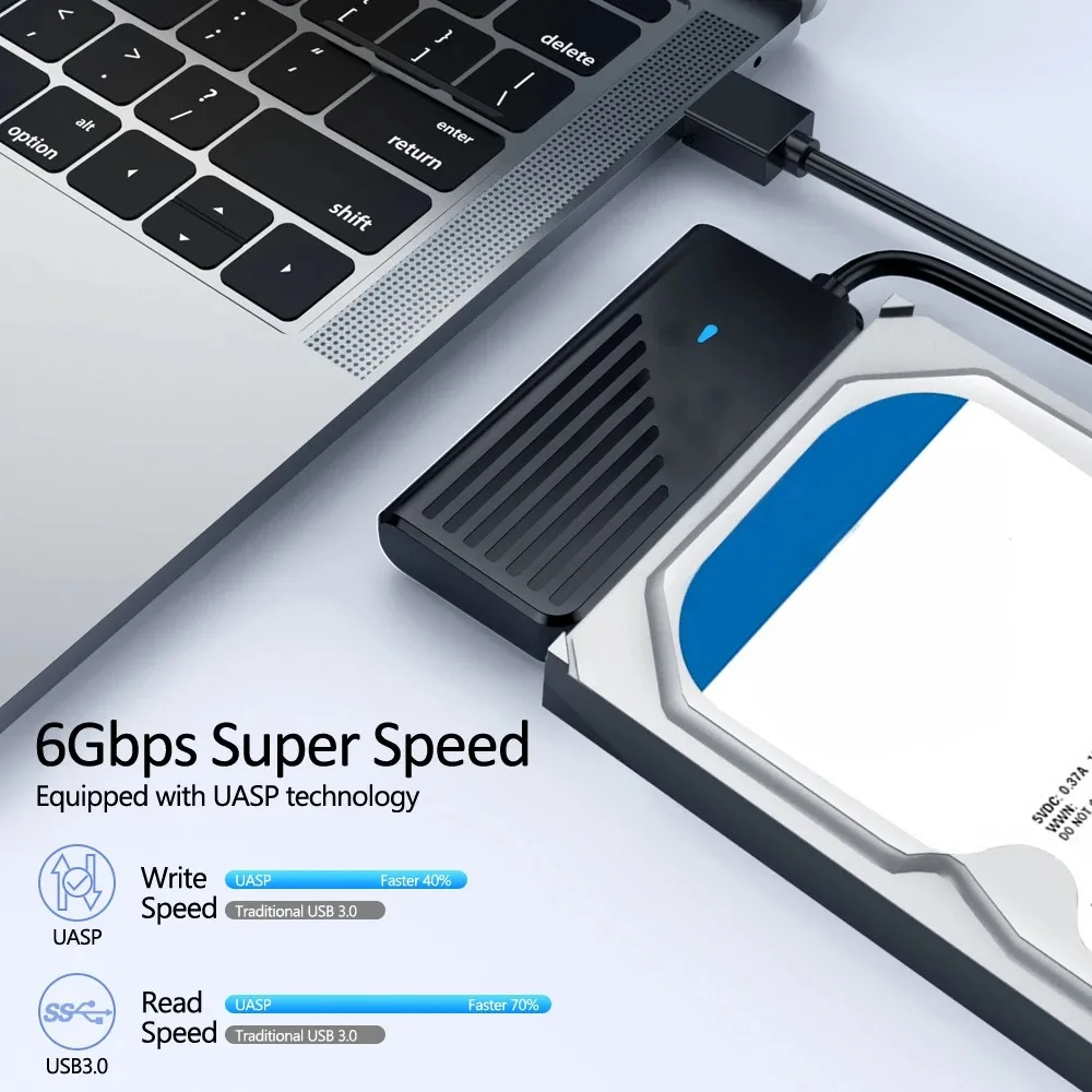 Sata to usb adapter cable USB 3.0 2.0 to SATA Converter for 2.5 Inch SSD HDD Hard Drive External Accessories