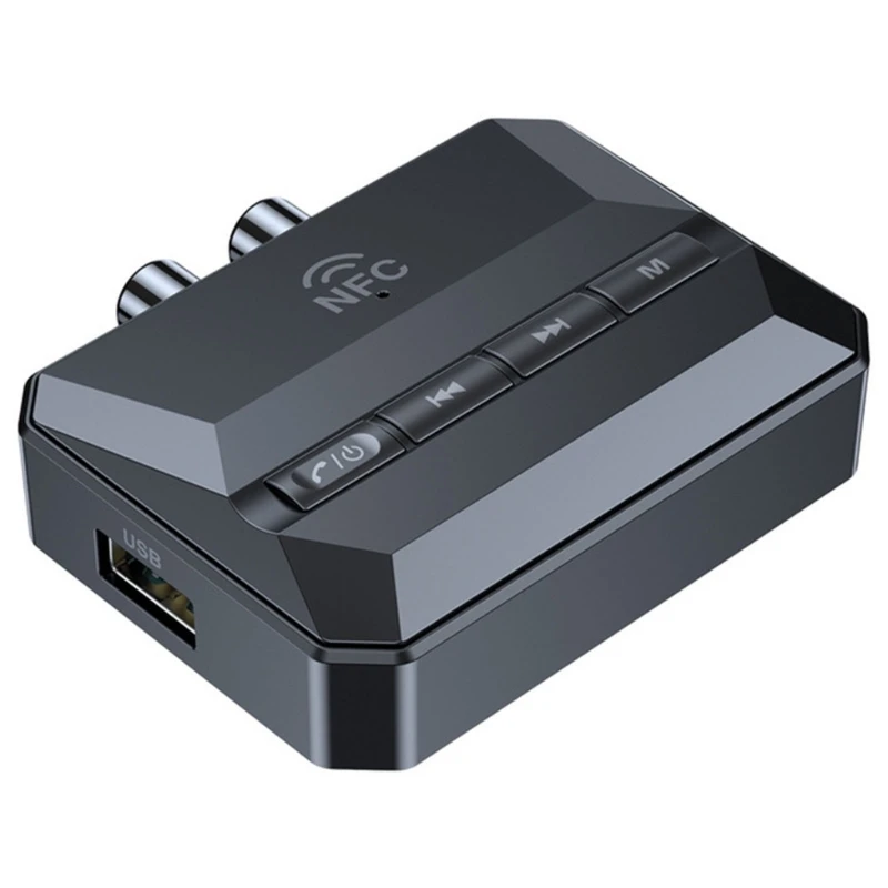 

Bluetooth-compatible5.3 Adapter with UDisk andTF Card Wireless Adapter