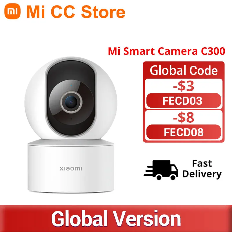 Xiaomi Smart Camera C300 cámara de seguridad de 360 que Protege tu espacio